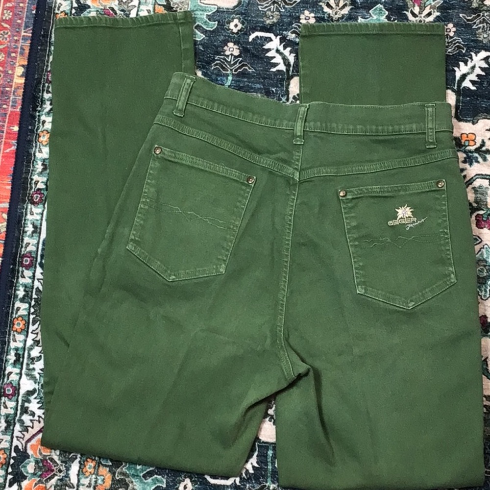 ๐ฆ Geiger Collections Straight Leg High Rise Denim Jeans Sz.8 - Picture 1 of 11